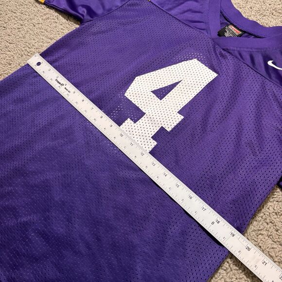 Vintage Nike Team LSU Tigers Purple NCAA College Football Jersey Youth Large - Picture 6 of 7
